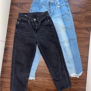 American Eagle Blue and Black Denim Jean bundle